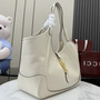 Gucci ‎‎Mercato medium tote bag 866645 White soft leather