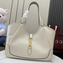 Gucci ‎‎Mercato medium tote bag 866645 White soft leather