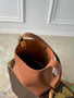 Louis Vuitton Low Key Hobo PM Bag M25354 Brown Grained calfskin