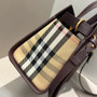 Burberry Mini Cotswolds Tote in Hazel coffee 81113481