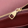 Louis Vuitton Capucines GM Souple Bag, M21787 Wine Red Grained calfskin