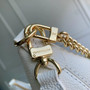 Louis Vuitton Boulogne PM Bag, M27571 Milky White Green Cowhide leather
