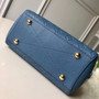 Louis Vuitton M41053 Montaigne BB Monogram Empreinte Leather Blue
