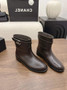 Chanel Short Boots Leather G65536