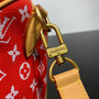 Louis Vuitton Speedy P9 Bandoulière 25 Bag M24425 Red Soft calfskin