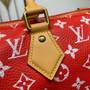 Louis Vuitton Speedy P9 Bandoulière 25 Bag M24425 Red Soft calfskin