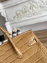 Hermès Birkin Bag 25 Calfskin Apricot