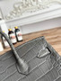 Hermès Birkin Bag 25 Calfskin Dark Gray
