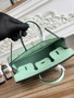 Hermès Birkin Bag 25 Calfskin Light Green