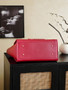 Chanel Shopping Bag, AS3351 Grained Calfskin Red