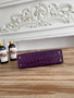 Hermes Kelly Bag 19cm Calfskin Purple Silver