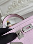 Hermes Kelly Bag 19cm Calfskin Light Purple Silver