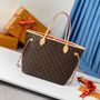 Louis Vuitton Neverfull MM Tote Bag M41177 Monogram Canvas Cherry