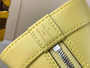 Louis Vuitton Braided Alma BB Bag M22213 Yellow Epi Leather