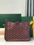 Goyard Musette bag, Goyardine Canvas Purple