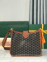 Goyard Musette bag, Goyardine Canvas Brown