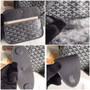 Goyard Anjou PM Tote Bag, GY020662 Leather Gray