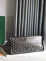 Goyard Anjou PM Tote Bag, GY020662 Leather Black