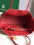 Goyard Anjou PM Tote Bag, GY020662 Leather Red
