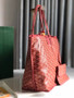 Goyard Anjou PM Tote Bag, GY020662 Leather Red