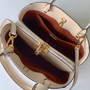 Louis Vuitton M41048 Montaigne MM Monogram Empreinte Leather Beige