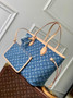 Louis Vuitton Neverfull MM Bag M13192 Denim Blue