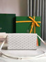 Goyard Monte-Carlo PM Clutch 020178 Goyardine Canvas White