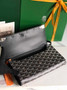 Goyard Monte-Carlo PM Clutch 020178 Goyardine Canvas Black
