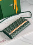 Goyard Monte-Carlo PM Clutch 020178 Goyardine Canvas Green