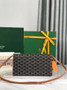 Goyard Monte-Carlo PM Clutch 020178 Goyardine Canvas Brown
