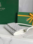 Goyard Varenne Continental Wallet 02019 Goyardine Canvas White