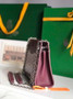 Goyard Rouette Structuré Mini Bag 020234 Goyardine Canvas Wine Red