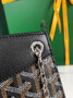 Goyard Rouette Structuré Mini Bag 020234 Goyardine Canvas Black