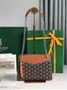 Goyard Rouette Structuré Mini Bag 020234 Goyardine Canvas Brown
