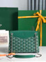 Goyard Rouette Structuré Mini Bag 020234 Goyardine Canvas Green