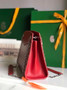 Goyard Rouette Structuré PM Bag 020805 Goyardine Canvas Red