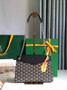 Goyard Rouette Structuré PM Bag 020805 Goyardine Canvas Black