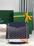 Goyard Rouette Structuré PM Bag 020805 Goyardine Canvas Dark Blue