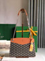Goyard Rouette Structuré PM Bag 020805 Goyardine Canvas Brown