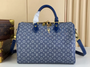 Louis Vuitton M59224 Speedy Bandoulière 30 Bag Monogram Blue