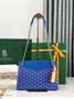 Goyard Rouette Structuré PM Bag 020805 Goyardine Canvas Blue