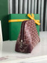 Goyard Vendôme Cosmetic Pouch Goyardine Canvas Wine Red