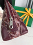 Goyard Vendôme Cosmetic Pouch Goyardine Canvas Wine Red
