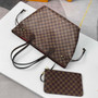 Louis Vuitton Neverfull MM Bag N41358 Damier Ebene Canvas Cherry - Default Title - View 5
