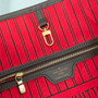 Louis Vuitton Neverfull MM Bag N41358 Damier Ebene Canvas Cherry - Default Title - View 8