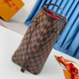 Louis Vuitton Neverfull MM Bag N41358 Damier Ebene Canvas Cherry - Default Title - View 6