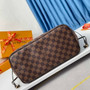 Louis Vuitton Neverfull MM Bag N41358 Damier Ebene Canvas Cherry - Default Title - View 4