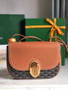 Goyard 233 Strap Bag, GY020213 Goyardine Canvas Brown