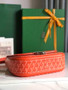 Goyard 233 Strap Bag, GY020213 Goyardine Canvas Orange