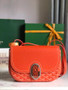 Goyard 233 Strap Bag, GY020213 Goyardine Canvas Orange